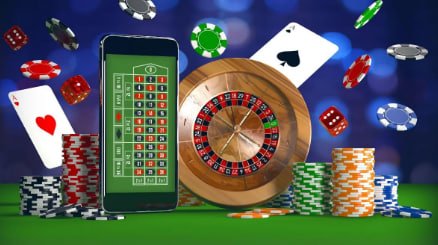 Live casino table stream viewed on a mobile device showing a baccarat dealer
